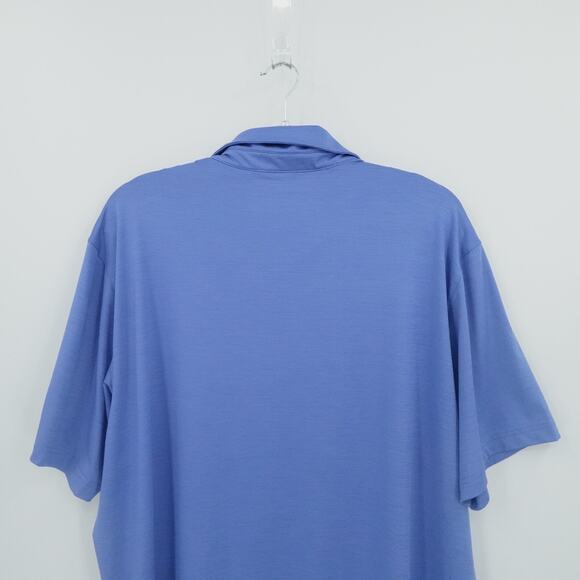 Walter‎ Hagen Shirt Mens XXL Blue Striped Stretch Opti Dri Polo Golf Performance - Picture 7 of 10